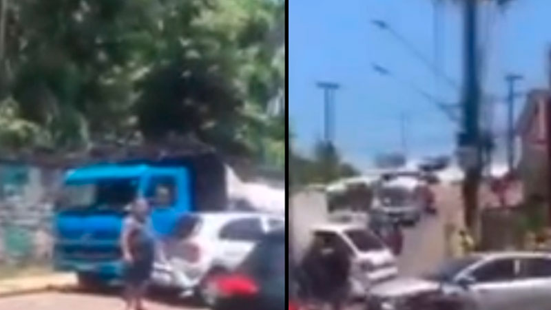 Grave acidente na Avenida Laguna deixa vítimas feridas! Veja o vídeo do caos!