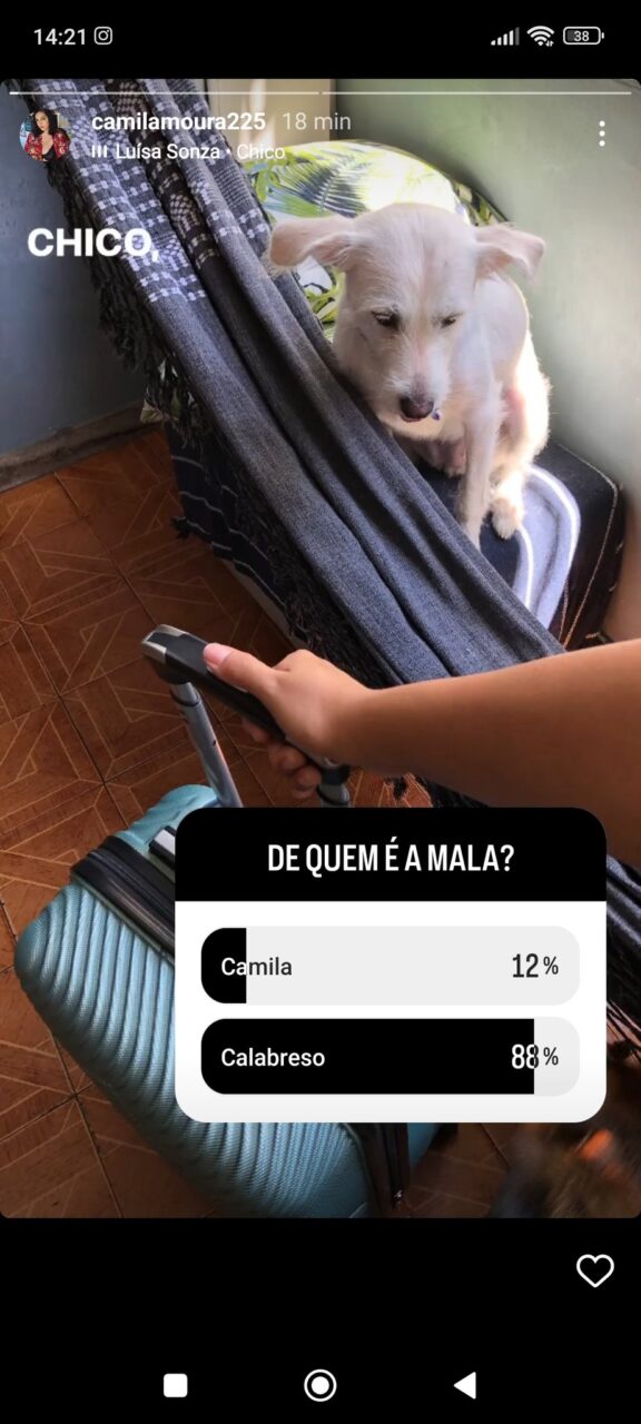 Fez as malas / Reprodução Instagram