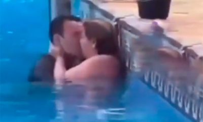 Vídeo mostra casal dando uma dentro da piscina da prestigiada Assembleia Paraense