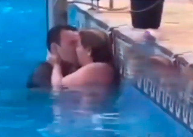 Vídeo mostra casal dando uma dentro da piscina da prestigiada Assembleia Paraense