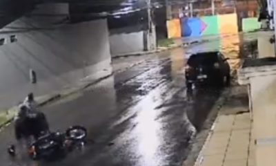 Vídeo : Ladrão disfarçado de entregador de delivery tenta assaltar, e toma couro no Planalto. Veja!