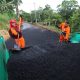 Prefeitura de Manaus inicia o asfaltamento das ruas na comunidade Coliseu 3, na zona Leste/ Foto - Márcio Melo / Seminf