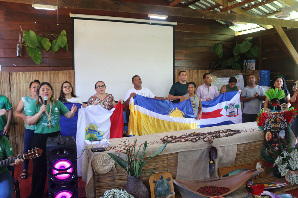 Jovens indígenas defendem legado de seus antepassados e proteção da floresta amazônica / Foto : Divulgação FAS