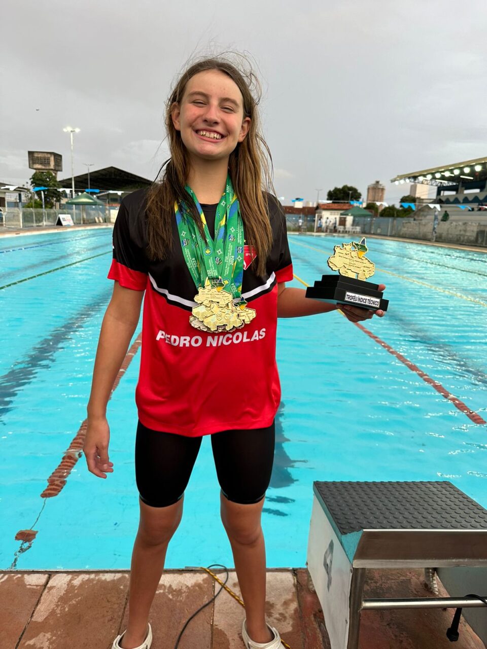 nadadora amazonense Pietra Menezes / Foto : Divulgação