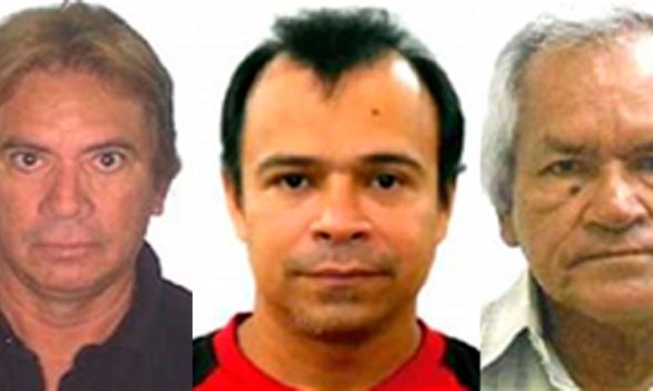 Você viu algum desses homens? Eles estão sendo procurados por crimes de estupro de vulnerável em Manaus / Foto: Divulgação