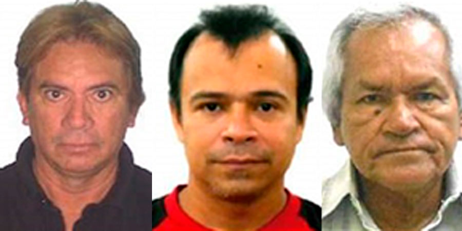 Você viu algum desses homens? Eles estão sendo procurados por crimes de estupro de vulnerável em Manaus / Foto: Divulgação