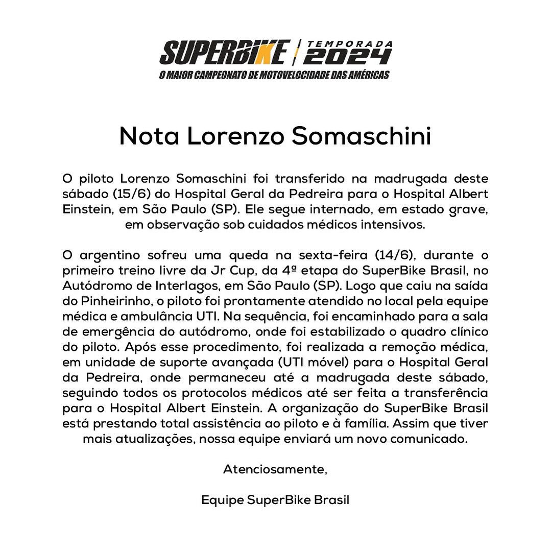 Reprodução SuperBike Brasil