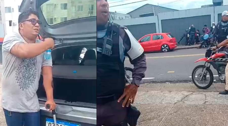 Corrida vira pesadelo: motorista sequestrado é salvo em blitz com facas e gritos. Veja os vídeos!