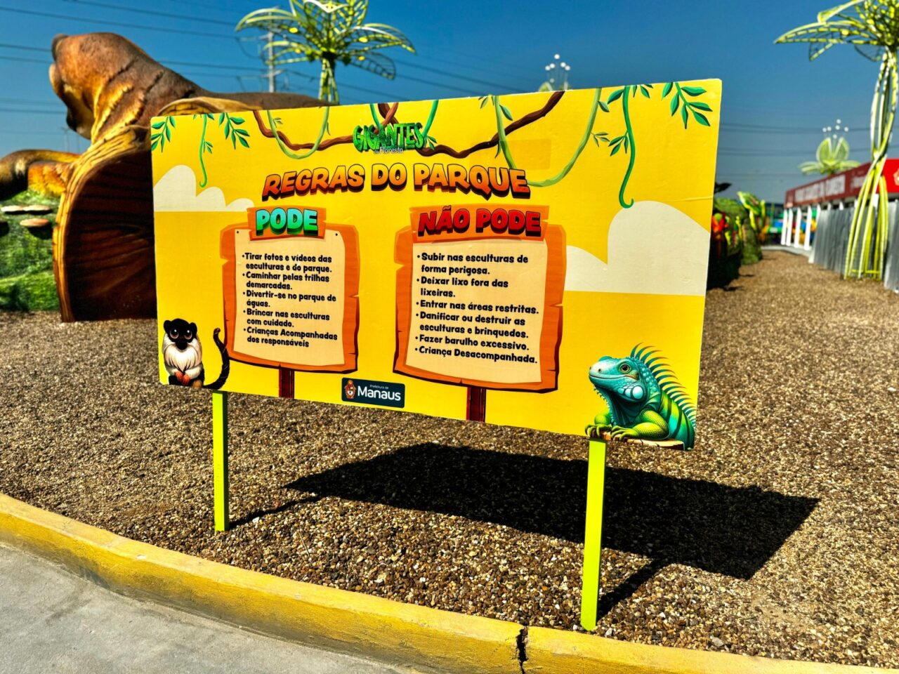 Regras do Parque Gigantes da Floresta / Foto : Divulgação