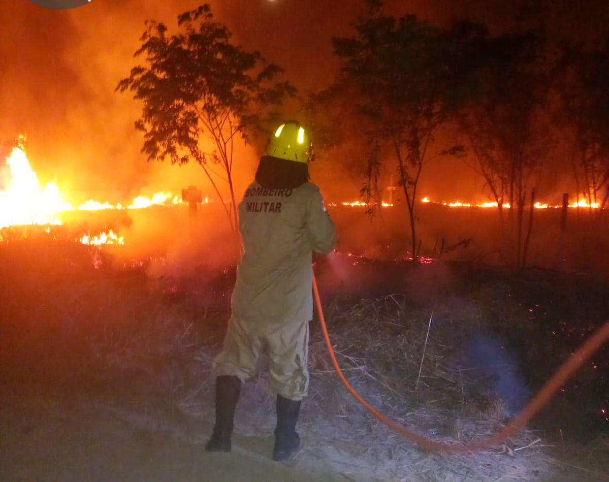 Corpo de Bombeiros do Amaoznas combateu 70 focos de incêndio em Manicoré só nas últimas 24 horas! / Foto: Divulgação/CBMAM