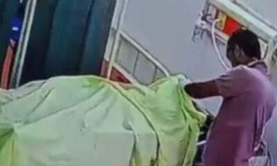 Enfermeiro é flagrado furtando brincos de ouro de paciente que acabara de morrer; Vídeo revolta internautas!