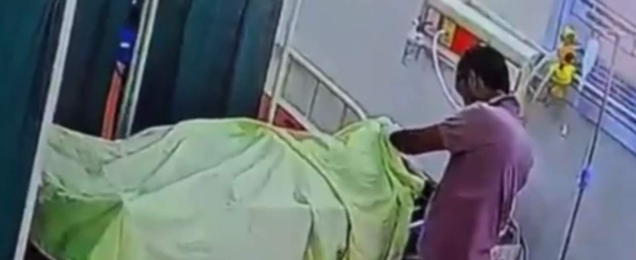 Enfermeiro é flagrado furtando brincos de ouro de paciente que acabara de morrer; Vídeo revolta internautas!