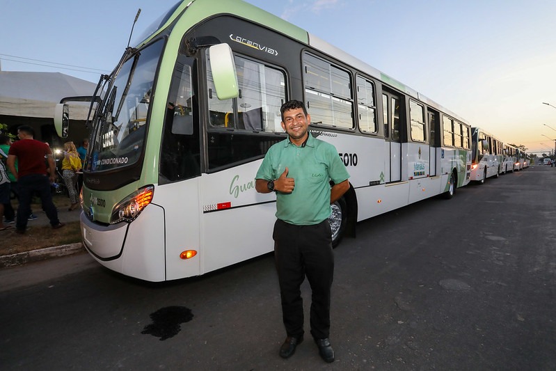 Novos ônibus sustentáveis em Manaus / Foto – Clóvis Miranda / Semcom