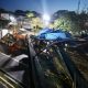 Prefeitura de Manaus interdita trecho da avenida Torquato Tapajós após carreta esbagaçar passarela! / Foto – Márcio Melo e Rayner Souza/Seminf