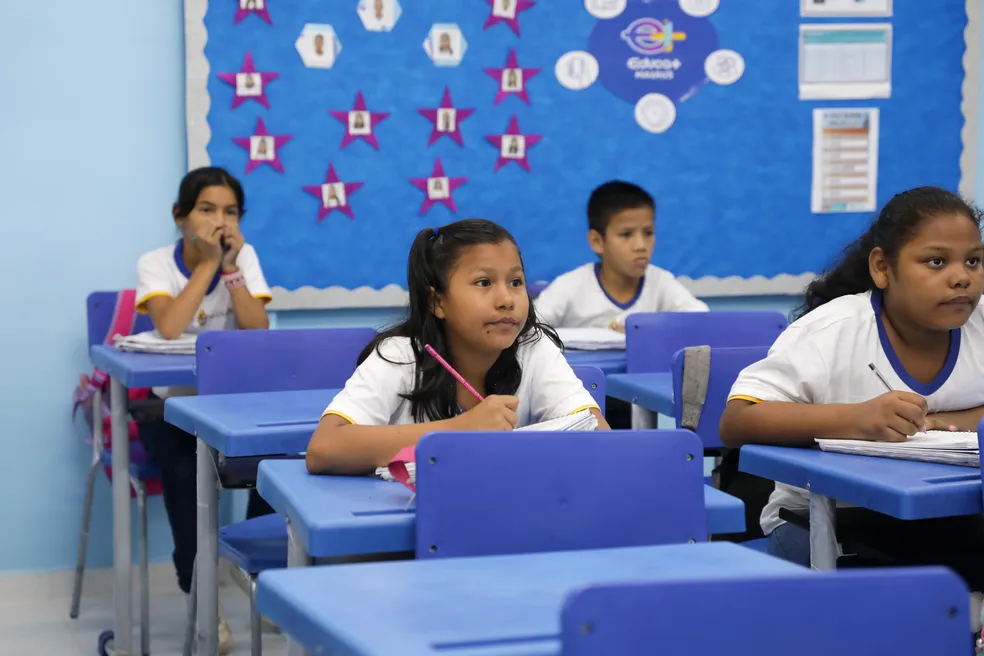 Ministério da Educação aponta avanço do Ideb na escolas municipais de Manaus! / Foto: Semcom