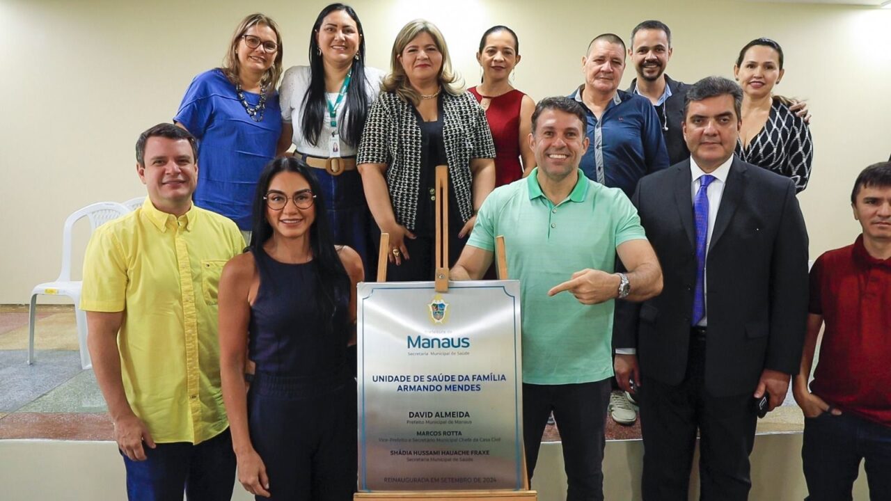 Prefeitura de Manaus entrega de mais uma unidade de saúde na zona Norte e avança no fortalecimento da Atenção Primária! / Foto : Divulgação