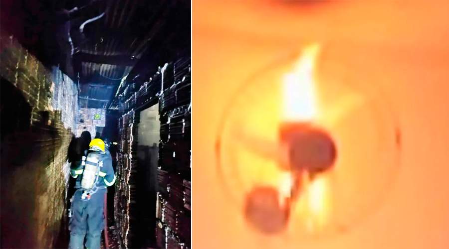 Incêndio começa após ventilador cair ligado; casa vira cinzas em minutos