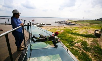 Mirante Lúcia Almeida começa a receber a instalação das peças do primeiro Skyglass em Manaus! / Foto : Divulgação