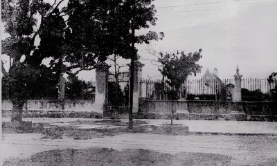 Retrato do Cemitério São José em 1913. Foto que pertence ao acervo do Jornal do Comércio, ampliado com IA por Marcus Pessoa