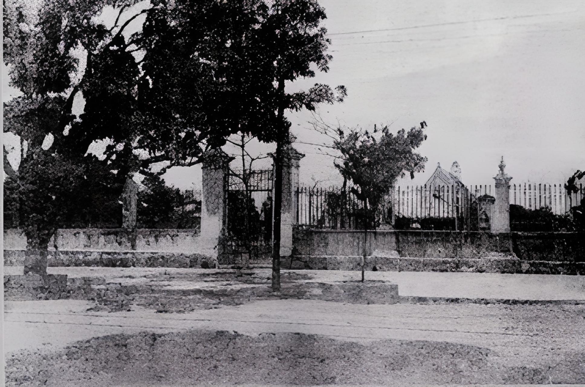 Retrato do Cemitério São José em 1913. Foto que pertence ao acervo do Jornal do Comércio, ampliado com IA por Marcus Pessoa