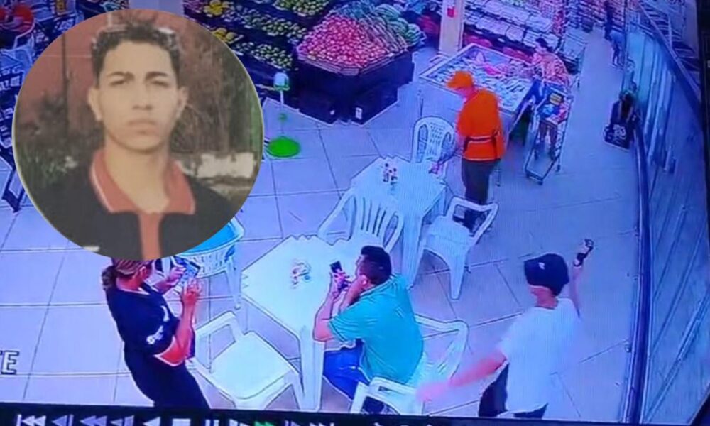 Homem que fez teste para a função de repositor, agride gerente de supermercado com garrafa de azeite na cabeça, em Manaus!