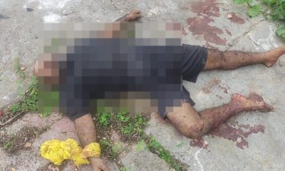 Homem é encontrado sem vida e com sinais de tortura em terreno baldio no bairro Flores / Foto : Divulgação