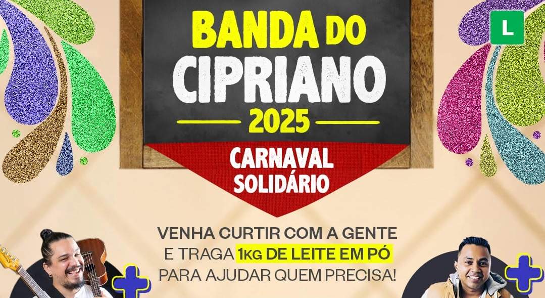 Bar do Cipriano terá Carnaval Solidário neste sábado, dia 22 de fevereiro