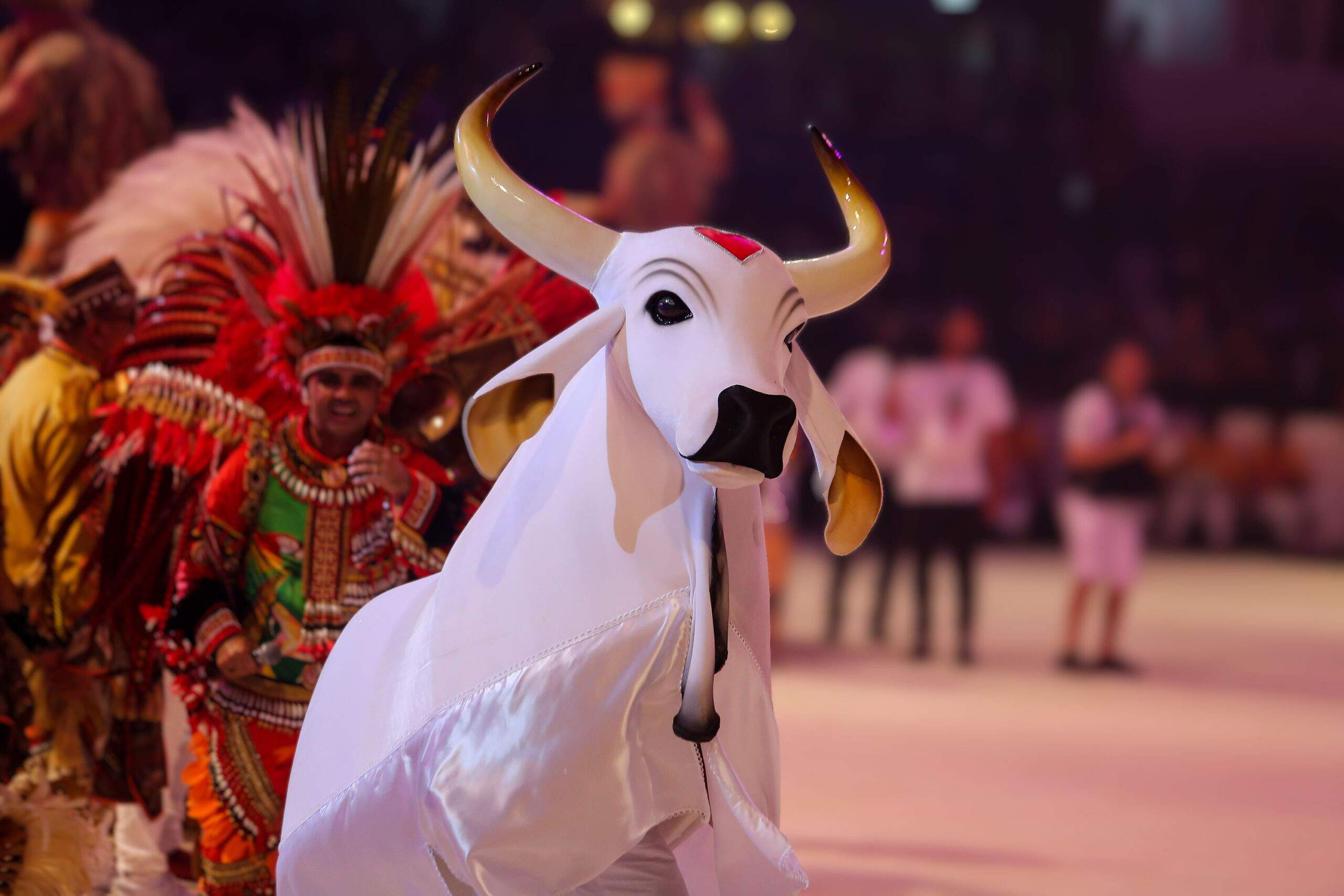 Boi Garantido do Festival de Parintins (Reprodução / Alex Pazuello (Secom Amazonas))