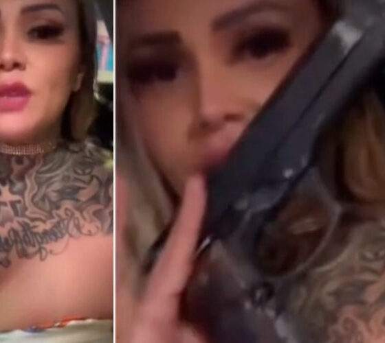 Esteticista toma arma de assaltante e debocha: "Acha que é maloqueiro?"