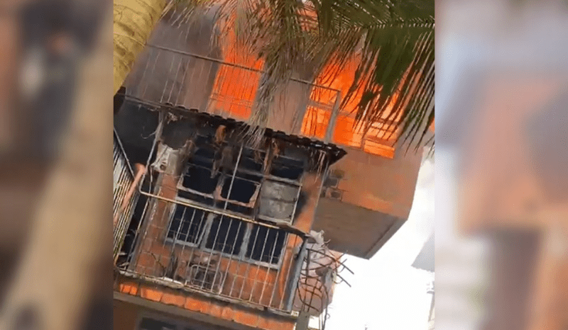VÍDEOS: Incêndio atinge apartamentos no Prosamim e deixa feridos / Foto - Reprodução
