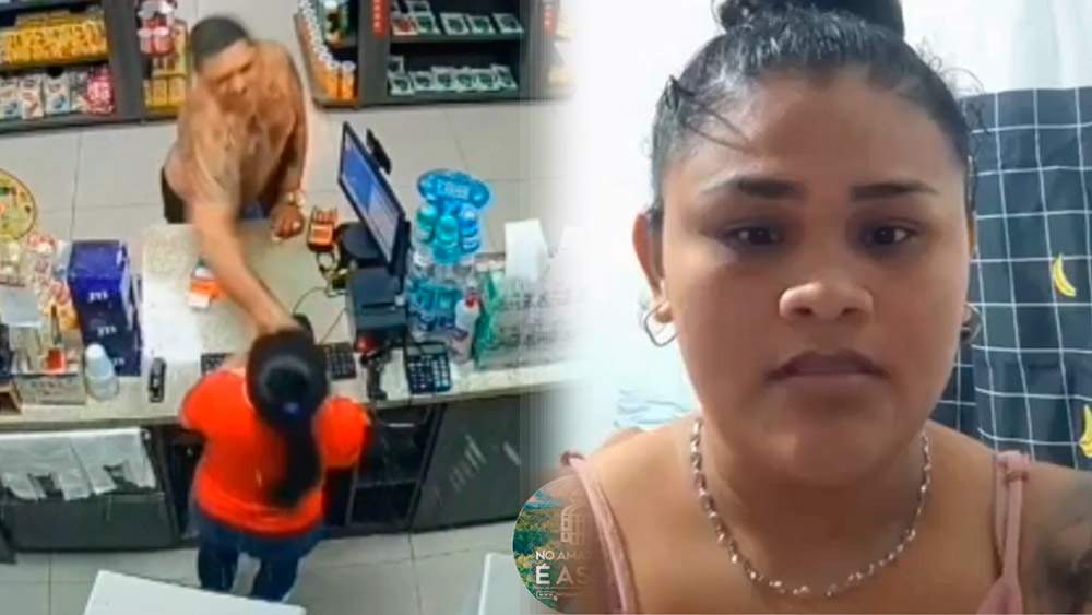 "Meu pai não é isso!" — Filha do agressor defende homem que jogou cerveja em funcionária e acusa funcionária!