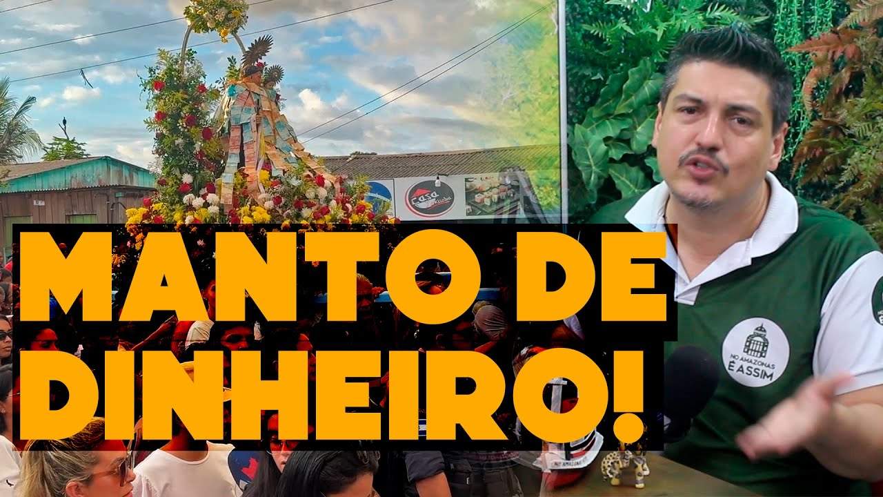Uma promessa feita no seringal virou tradição centenária em Borba-AM! O “manto de dinheiro” de Santo Antônio emociona e atrai fiéis de todo Brasil!