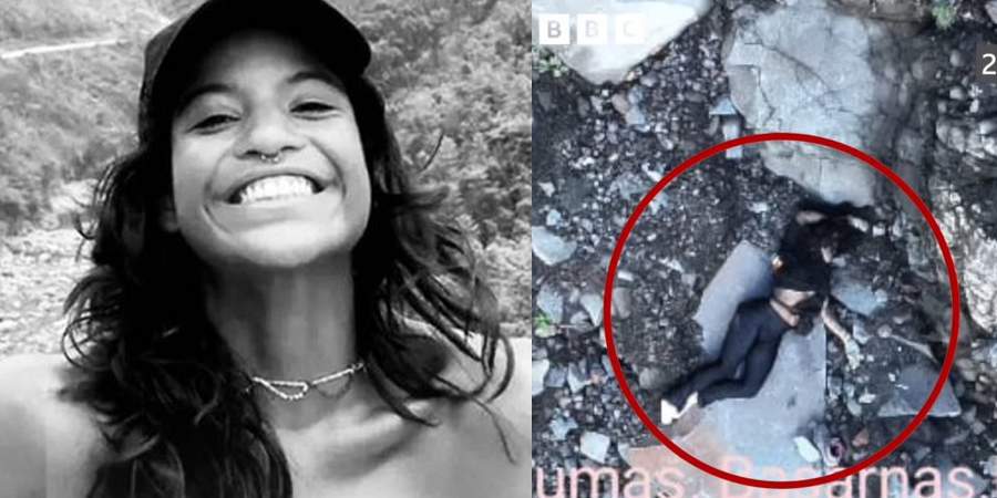 Juliana Marins já sem vida / Foto : Reprodução BBC Indonésia