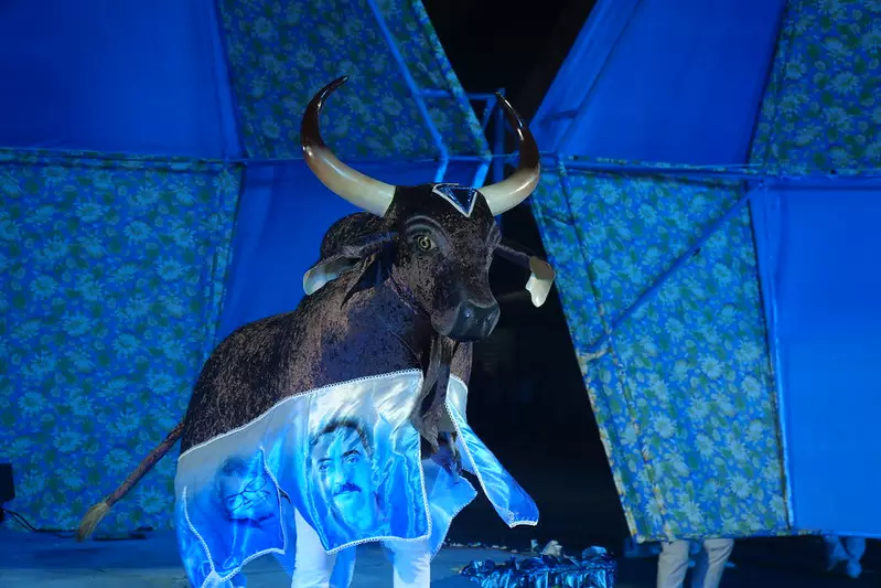 O boi-bumbá Brilhante / Foto: Aguilar Abecassis/Secretaria de Estado de Cultura e Economia Criativa