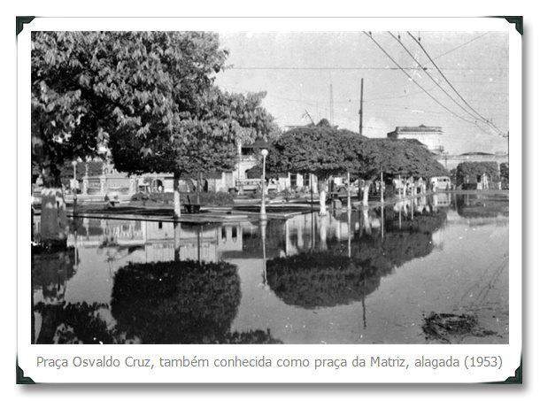 A Grande Enchente de 1953 de Manaus / Foto : Divulgação