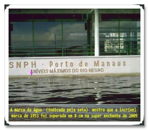 A Grande Enchente de 1953 de Manaus / Foto : Divulgação