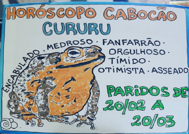 Horóscopo Cabocão - Cururu