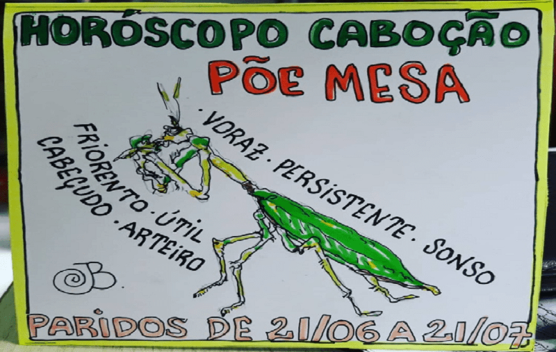 Horóscopo Cabocão - Põe Mesa
