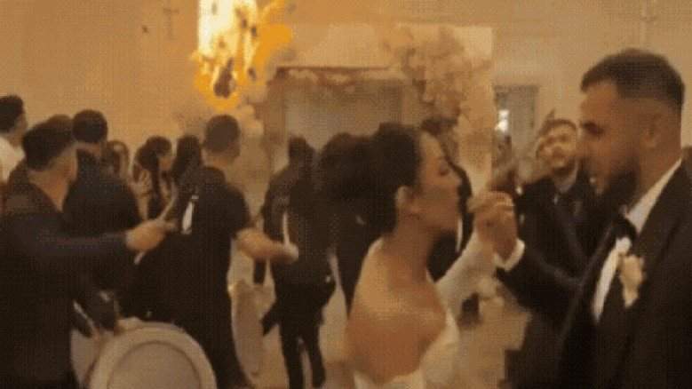 Noivos curtem a festa do Casamento quando tudo pega fogo inesperadamente!