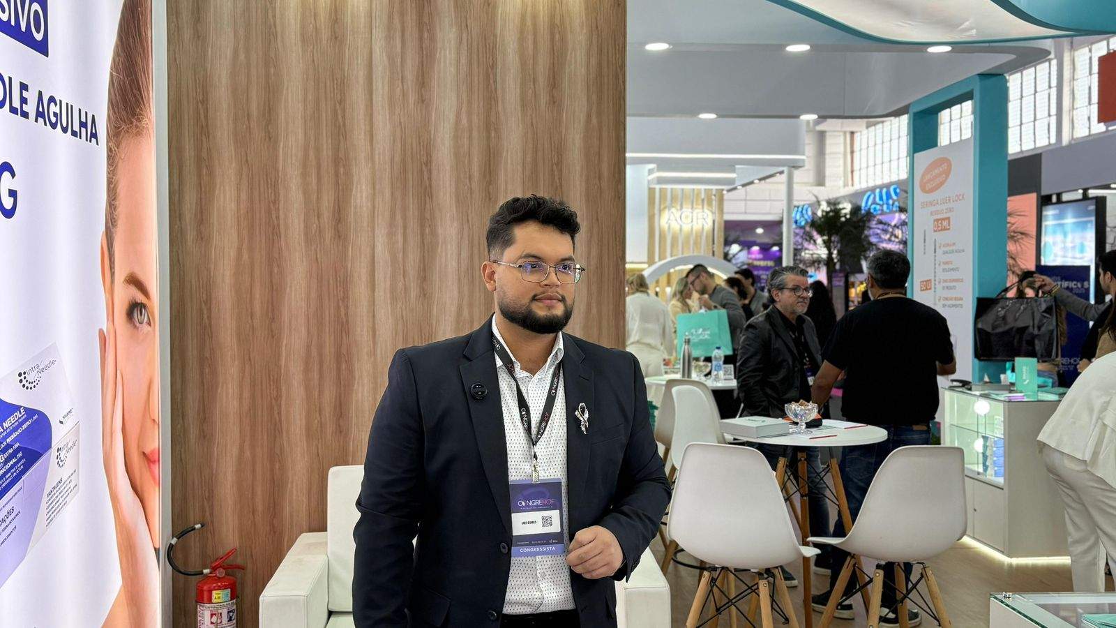 Especialista em harmonização facial, corporal e íntima masculina participou do maior congresso de estética integrativa do Brasil / Foto : divulgação