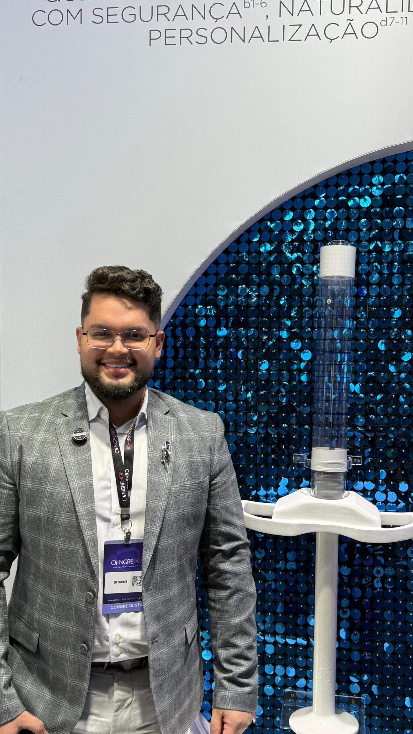 Especialista em harmonização facial, corporal e íntima masculina participou do maior congresso de estética integrativa do Brasil / Foto : divulgação