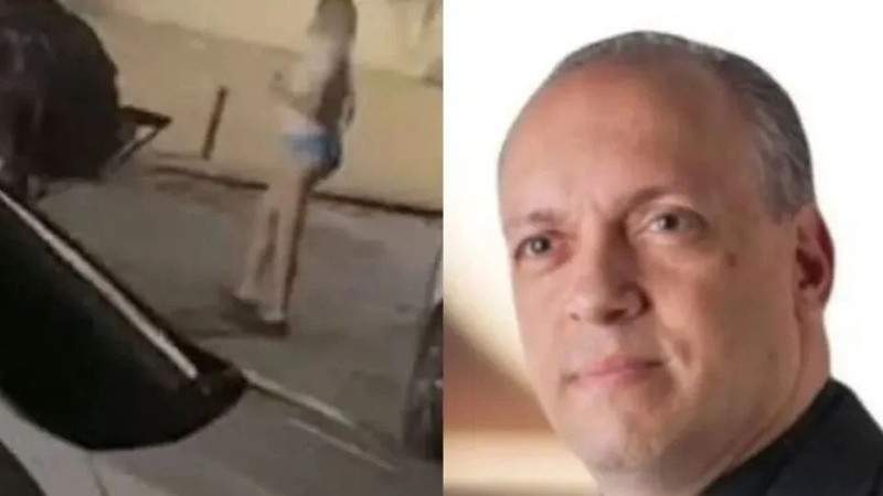 Vídeo viral mostra pastor flagrado de peruca e calcinha próximo a um bar. A justifica foi a pior! Confira: