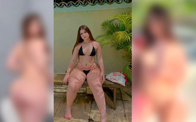 Vazam fotos íntimas da influenciadora Nicolle Caroline, ex-namorada do Gordão da XJ / Foto : Divulgação