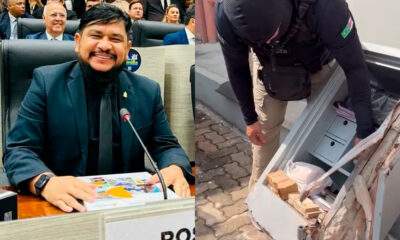Escândalo em Manaus: vereador é preso com armas e fortuna em espécie. Veja o que tinha no cofre!