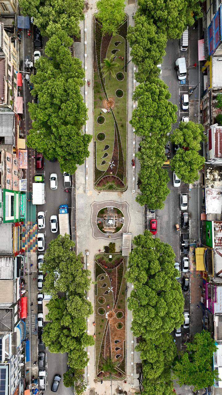 População aprova revitalização da Praça dos Remédios em Manaus feito pela Prefeitura de Manaus / Foto : Divulgação