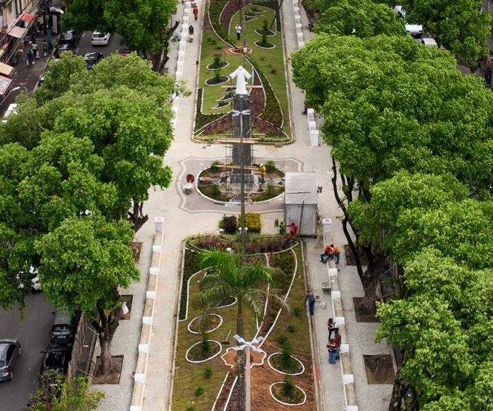 População aprova revitalização da Praça dos Remédios em Manaus feito pela Prefeitura de Manaus / Foto : Divulgação