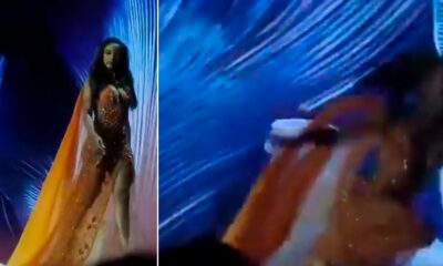 VÍDEO: Miss Jamaica cai durante desfile do Miss Universo 2025 e é socorrida; VEJA