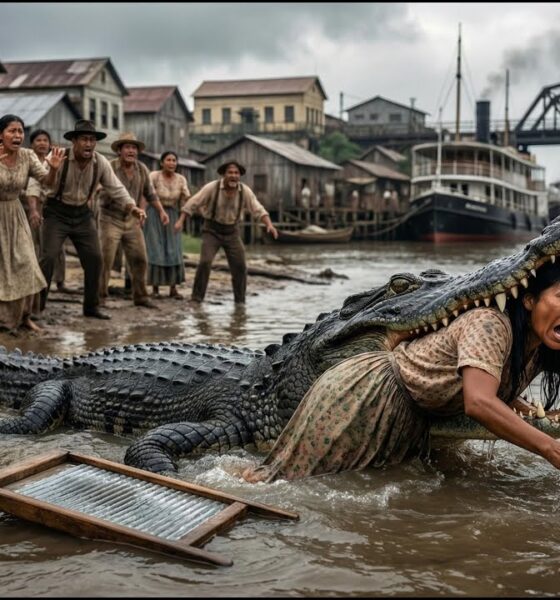 Jacaré da Neca: uma história sombria do Amazonas / Foto : Inteligência Artificial / No Amazonas é Assim