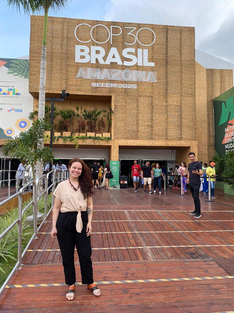 Maria Cecília Costa na COP-30 em Belém (Programação oficia e paralela em eventos da Casa Futura, Banzeiro da Esperança (FAS), Rede Igapó etc)