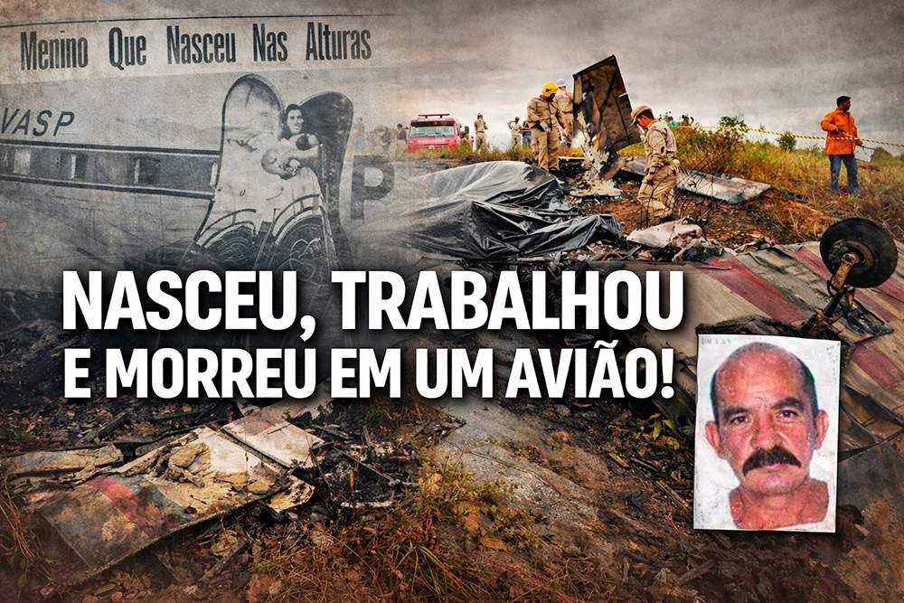 A história do paranaense que nasceu, trabalhou e morreu em um avião. Ele morreu aqui no Amazonas!
